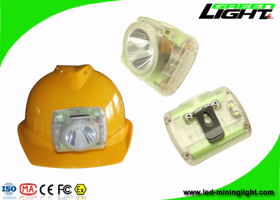 15000 pantalla del material OLED del ABS de la PC de Lux Mining Cap Lights con el cuerpo transparente
