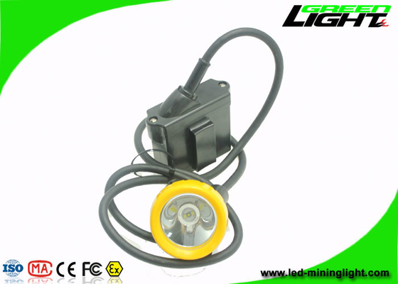 Explotación minera sin cuerda subterráneo de la lámpara de casquillo de la prenda impermeable 216 LUM 1.67W con el cuerpo negro
