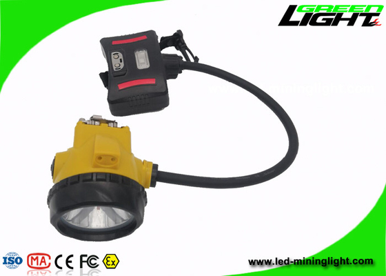 hora laborable recargable del brillo 15hours de los faros 15000lux de la luz de la explotación minera de 6.8Ah LED