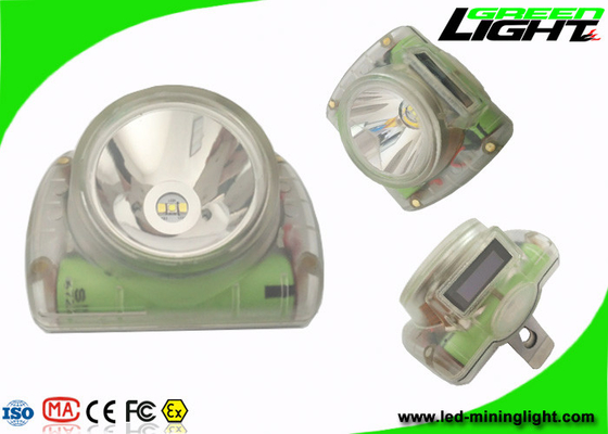 carga por USB impermeable minera sin cuerda de las lámparas de casquillo de 13000lux LED IP68 con la pantalla de OLED