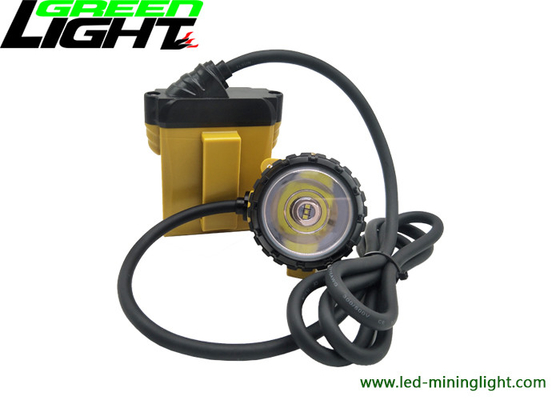 25000 taza de iluminación de aluminio de Lux Corded Miners Cap Lamp 10.4Ah con el punto ligero perfecto IP68 impermeable