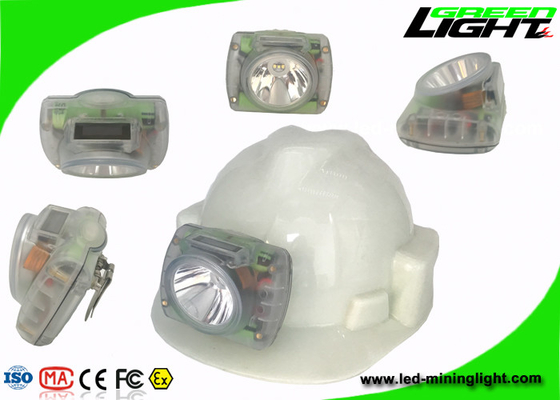 Material fuerte tamaño pequeño de la PC del brillo 13000lux del carbón LED de la luz ligera de la explotación minera
