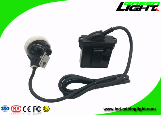 Luces IP68 6.6Ah Li del casquillo de la explotación minera del ABS LED - brillo de Ion Battery 10000lux