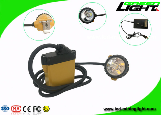 Lámpara de casquillo impermeable de los mineros IP68, luces de los mineros de la batería de SAMSUNG para los cascos