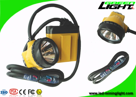 Lámparas de casquillo carboníferas subterráneos llevadas ligeras del cable atado de la lámpara de explotación minera que destellan 25000lux
