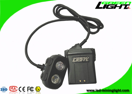 El casco de la explotación minera del haz dual llevó las luces, alta iluminación llevada recargable del faro