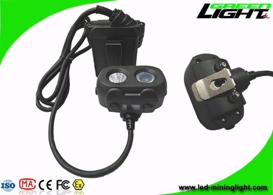 El casco de la explotación minera del haz dual llevó las luces, alta iluminación llevada recargable del faro