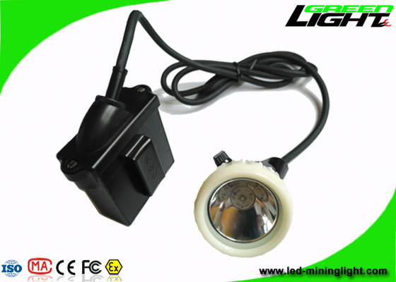 Lámpara de casquillo atada subterráneo de los mineros llevados de la seguridad explosiva anti 6.6Ah 1.67W 10000Lux