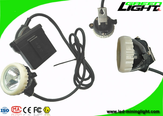 Lámpara de casquillo atada subterráneo de los mineros llevados de la seguridad explosiva anti 6.6Ah 1.67W 10000Lux