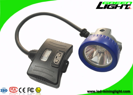 El casquillo minero semi atado enciende prenda impermeable grande del peso ligero IP68 de la capacidad de 10000Lux 5.2Ah
