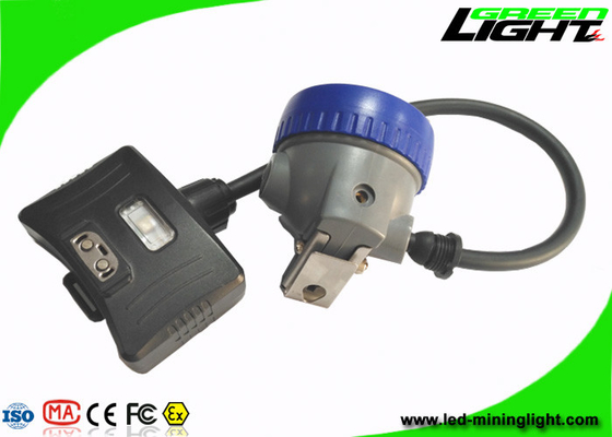 El casquillo minero semi atado enciende prenda impermeable grande del peso ligero IP68 de la capacidad de 10000Lux 5.2Ah