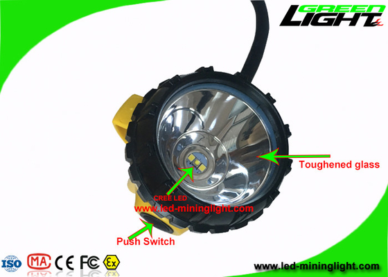 25000 Lux Underground Coal Mining Lights 3W Msha aprobaron con la linterna el SOS