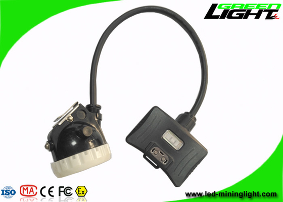 Luces mineras semi atadas 5.2Ah Li del casco - luz de Ion Battery With Rear Warning