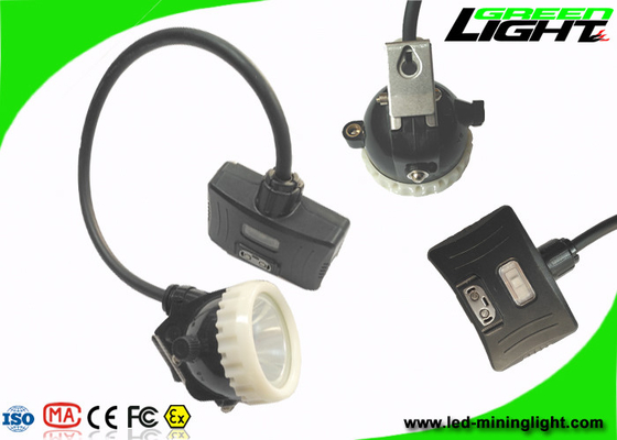 Luces mineras semi atadas 5.2Ah Li del casco - luz de Ion Battery With Rear Warning