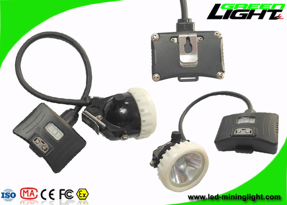 Luces mineras semi atadas 5.2Ah Li del casco - luz de Ion Battery With Rear Warning