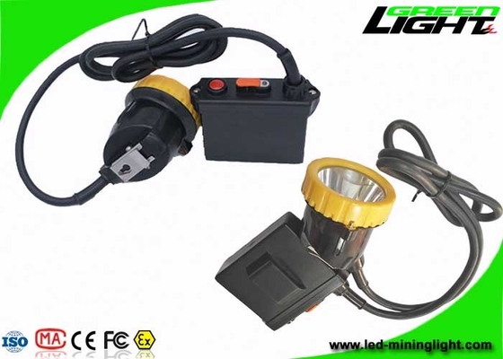alta capacidad grande de la batería de la prenda impermeable 11.2Ah del lux IP67 de la lámpara 50000 de los mineros de carbón del lumen 3.7W