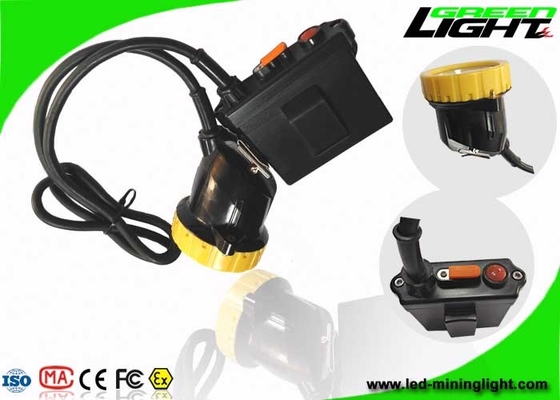 alta capacidad grande de la batería de la prenda impermeable 11.2Ah del lux IP67 de la lámpara 50000 de los mineros de carbón del lumen 3.7W