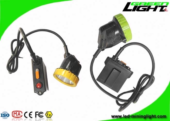 IP67 impermeable que mina el faro recargable 3.7V 11.2Ah 50000lux del LED para la caza