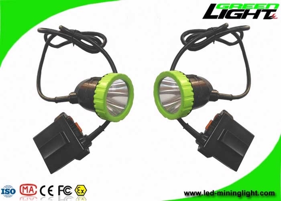 La batería 1000 completa un ciclo la prenda impermeable minera 11.2Ah del brillo IP67 de las luces 50000lux del casquillo
