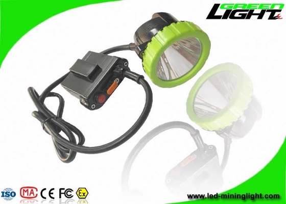 La batería 1000 completa un ciclo la prenda impermeable minera 11.2Ah del brillo IP67 de las luces 50000lux del casquillo