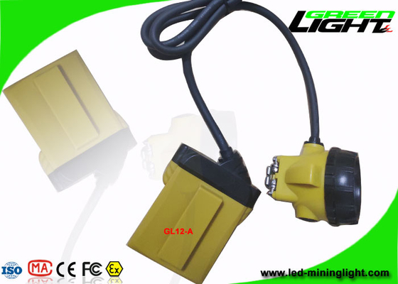 Linterna ultra brillante 10.4Ah IP68 de la explotación minera del LED con la advertencia de la energía baja del cable SOS
