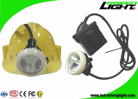 Capacidad atada de la batería del faro 10000lux 6.6Ah de la luz de la explotación minera del Cree LED de la luz larga