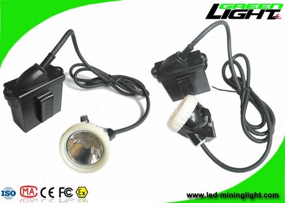 Capacidad atada de la batería del faro 10000lux 6.6Ah de la luz de la explotación minera del Cree LED de la luz larga
