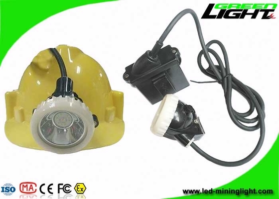 IP67 llevó las luces mineras del casquillo, faros recargables 10000lux 6.6Ah de la seguridad de subterráneo