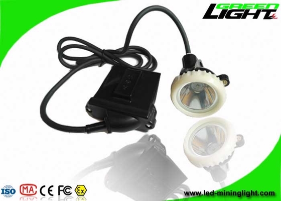 IP67 llevó las luces mineras del casquillo, faros recargables 10000lux 6.6Ah de la seguridad de subterráneo