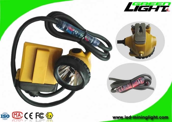 luces carboníferas IP68 3.7V del alto brillo 25000lux con la luz de destello del cable