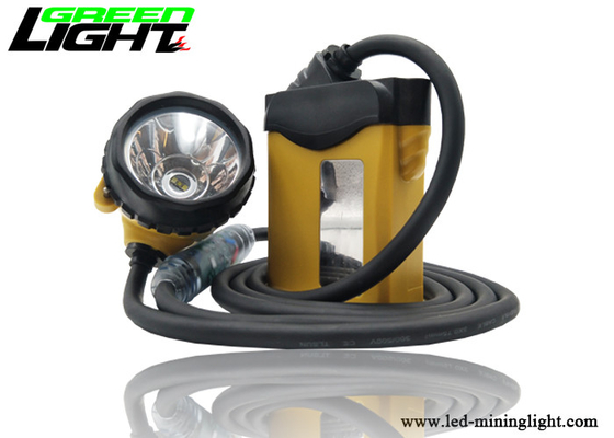 Faro recargable de iluminación de aluminio 25000lux IP68 CREE Light Source de los mineros de la taza
