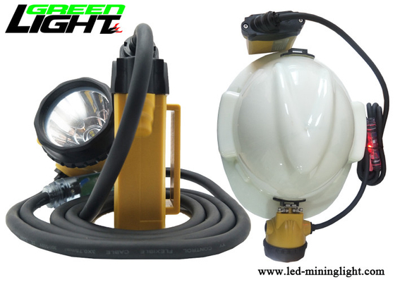 Faro recargable de iluminación de aluminio 25000lux IP68 CREE Light Source de los mineros de la taza