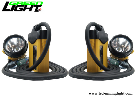 Faro recargable de iluminación de aluminio 25000lux IP68 CREE Light Source de los mineros de la taza