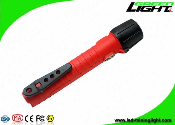 La antorcha a prueba de explosiones 25000Lux IP68 del interruptor de goma impermeabiliza los ciclos 1200 de la batería