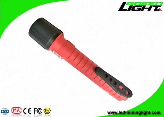 Linterna a prueba de explosiones fuerte USB 4.4Ah Li - Ion Battery 25000lux del brillo IP68