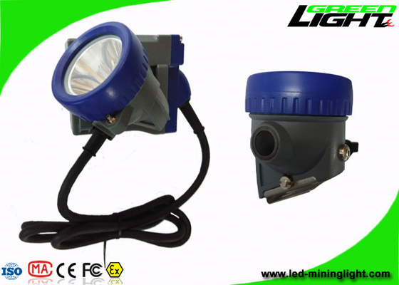 Material atado llevado recargable de la PC IP68 de la lámpara de casquillo de los mineros 6.6Ah 4000lux GLT-7A