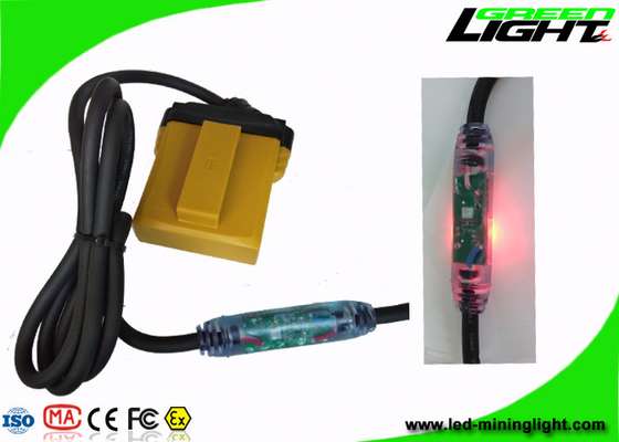 luces recargables atadas de la explotación minera del cable 10.4Ah SOS de la lámpara GLC12-A de los mineros de carbón 25000lux