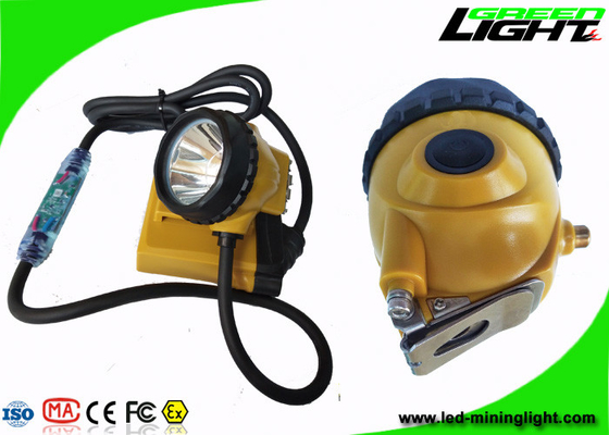 luces recargables atadas de la explotación minera del cable 10.4Ah SOS de la lámpara GLC12-A de los mineros de carbón 25000lux