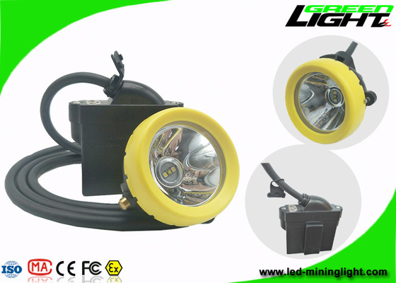 Brillo recargable de la lámpara 10000lux de la seguridad LED de las luces del casquillo de la explotación minera de la función el SOS