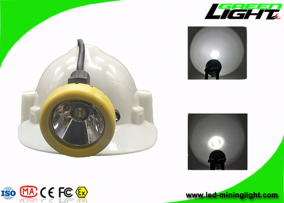 Brillo recargable de la lámpara 10000lux de la seguridad LED de las luces del casquillo de la explotación minera de la función el SOS
