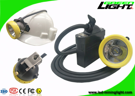 Brillo recargable de la lámpara 10000lux de la seguridad LED de las luces del casquillo de la explotación minera de la función el SOS