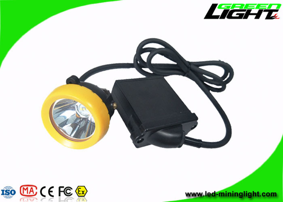 Batería ligera de la explotación minera IP68 10000lux 6.6Ah de Cree Source LED con el botón del silicio