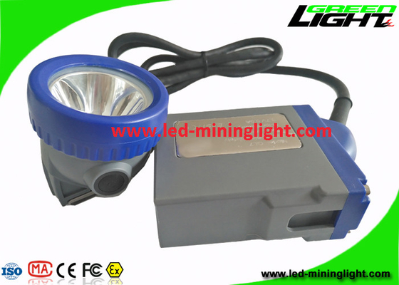 Vatio impermeable 6.6Ah Li - Ion Battery recargables de la lámpara de casquillo de los mineros llevados IP68 1,67