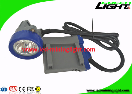 Vatio impermeable 6.6Ah Li - Ion Battery recargables de la lámpara de casquillo de los mineros llevados IP68 1,67