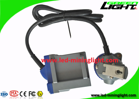 Vatio impermeable 6.6Ah Li - Ion Battery recargables de la lámpara de casquillo de los mineros llevados IP68 1,67