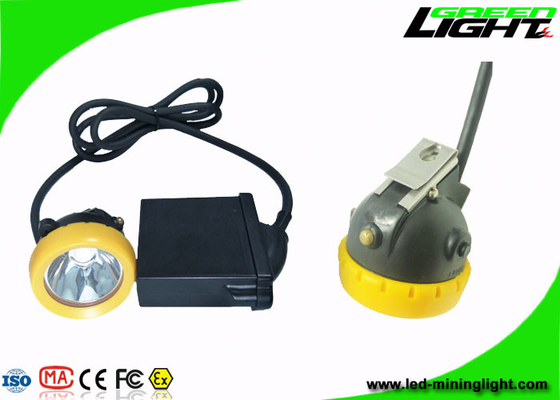 Batería ligera de la explotación minera IP68 10000lux 6.6Ah de Cree Source LED con el botón del silicio