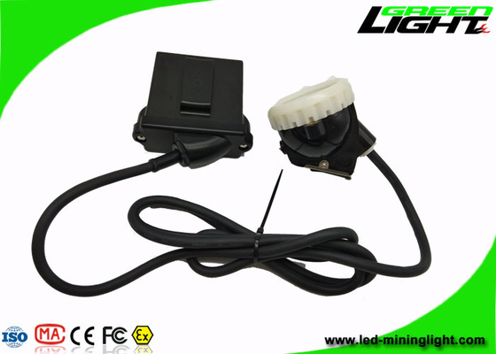 Prenda impermeable recargable de la luz larga 22hours IP67 de Hard Hat Light 10000lux del minero de carbón