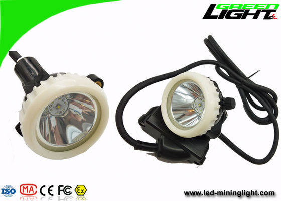 Prenda impermeable recargable de la luz larga 22hours IP67 de Hard Hat Light 10000lux del minero de carbón