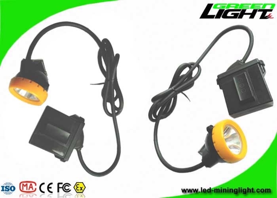 Luz a prueba de explosiones IP68 7.8Ah Li del casco de mineros del LED - brillo de Ion Battery 10000lux