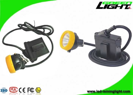 Luz a prueba de explosiones IP68 7.8Ah Li del casco de mineros del LED - brillo de Ion Battery 10000lux